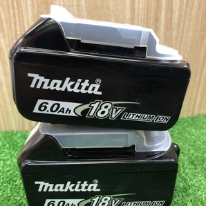 004★未使用品・即決価格★マキタ 純正バッテリ6個 BL1860B 18V6.0Ah 箱無 保管品・外装若干ダメージの画像4