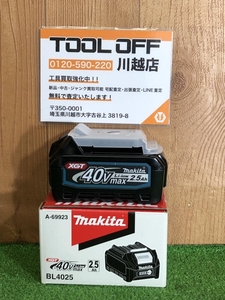 001♪未使用品♪マキタ makita 40Vmaxバッテリ BL4025