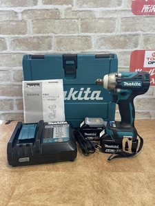 009▼未使用品▼マキタ makita 充電式インパクトレンチ TW300DRGX 充電器×1 バッテリ×2