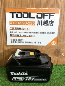 001♪おすすめ商品♪マキタ makita バッテリ BL1860B 非急充 充電回数27回