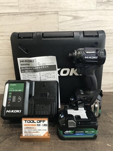 009V unused goods * prompt decision price VHiKOKI high ko-ki cordless impact driver WH36DC 2XPDSZ battery 2 piece 