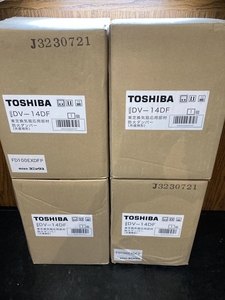 020♪未使用品・即決価格♪東芝　TOSHIBA 換気扇システム部材　防火ダンパー DV-14DF ※開封済み未使用品 4点セット