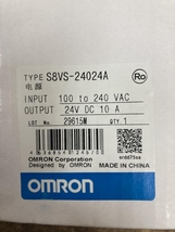 002○未使用品○オムロン OMRON パワーサプライ S28VS-24024A　AC100-240V　3.8A　高崎店_画像8