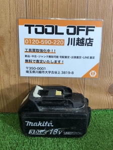 001♪おすすめ商品♪マキタ makita バッテリ BL1830B ※充電回数72回/過放電10%