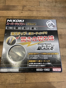 020♪未使用品♪HiKOKI　ハイコーキ スーパーチップソー　替刃 0033-1982　190mm