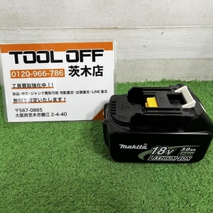 015●おすすめ商品●マキタ　makita バッテリー BL1830 充電回数6回、残量ゲージ無しモデル