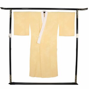  выходной костюм для высококлассный длинное нижнее кимоно одиночный . рукав единственный в своем роде натуральный шелк orange . волна S размер A5090 прекрасный товар ...... включая доставку 