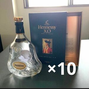 Hennessy X.O ヘネシー 箱入り空瓶 10本