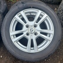 ウェッズ ジョーカースプレッド 14インチアルミホイール 14×4.5J ＋45 PCD100 4穴 タイヤBRIDGESTOnE NEXTRY 155/65 R14 軽自動車_画像2