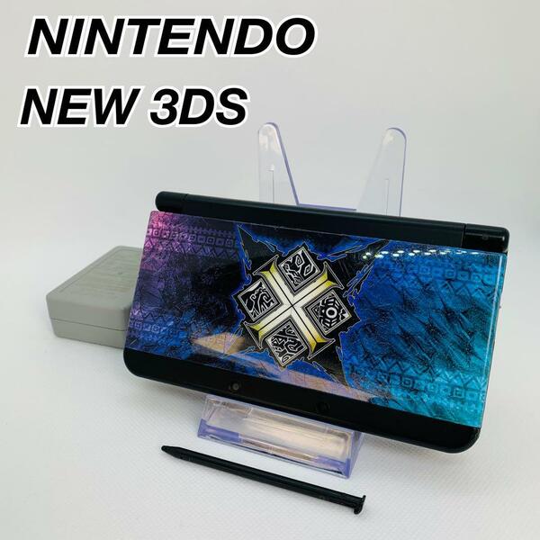 Nintendo　任天堂　new3ds 本体　モンスターハンター　ブラック