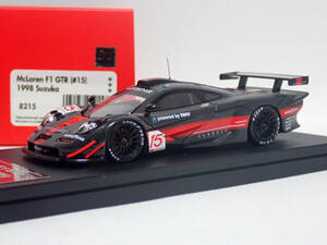 HPI racing MIRAGE 1/43 Mclaren マクラーレン F1 GTR Davidoff #15 1998 Suzuka 8215 デカール付