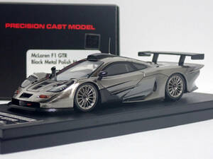 HPI racing 1/43 Mclaren マクラーレン F1 GTR BLACK METAL POLISH MODEL 8195 Web限定