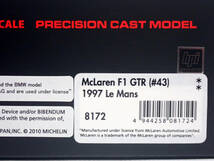 HPI racing 1/43 Mclaren マクラーレン F1 GTR FINA #43 1997 Le Mans ルマン 8172_画像3