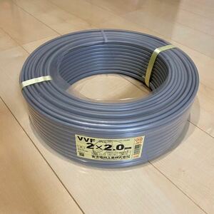 富士電線工業　VVF2.0-2C 100M 1巻
