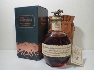 豊G154/8J●Ballantine's SINGLE BARREL BOURBON 750ml 46.5% バランタイン シングルバレル ウイスキー バーボン 箱付き 古酒未開栓●