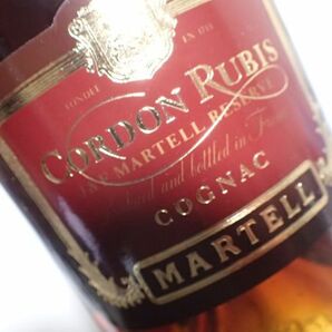 豊G686/8B◆MARTELL CORDON RUBIS マーテル コルドンルビー コニャック ブランデー 700ml 40％ 古酒未開栓◆の画像6