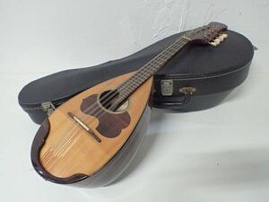 38-020/1 〇 Noguchi Mandolin Minoru Noguchi 1976 Mandolin String Intusrand Case Musical Instruments