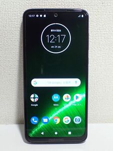 G730/6E◆Motorola Androidスマートフォン Moto G7 plus ビバレッド 6.24インチ液晶パネル 中古品◆