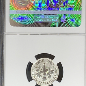 ２０１５年(Ｐ) アメリカ１０セント銀貨(ルーズベルトダイム March of Dimes Set ＮＧＣ-ＰＦ７０ＥＲ)の画像4