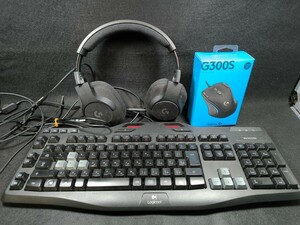 ロジクール ゲーミングデバイスセット G105 G433 G300S Logicool　マウス　キーボード　ヘッドセット