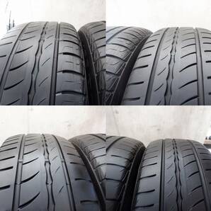 フィアット 500 純正 アルミ ホイール 4本 15x6J(ET35)PCD98-4穴 185/55R15 ピレリ タイヤ/60(30)【6-8547】宅配不可(福通営業所止)の画像2