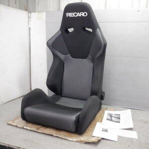 RECARO レカロ SR-6 SK100S SI/BK シルバー ブラック セミバケ リクライニング バケット/40(20)【6-9360】宅配不可(福通営業所止)83838の画像1