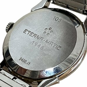 1円 エテルナ マチック リミテッドエディション ラウンド 3針 シルバー文字盤 SS 腕時計 8400.41の画像5