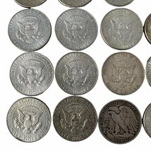 1円 ケネディ ハーフダラー ワンダラー 銀貨など 32枚セット おまとめ 1964年-1969年 1971年 総重量429.7ｇ_画像5