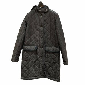 1円トラディショナルウェザーウェア TRADITIONAL WEATHERWEAR サイズ36 黒 レディース 長袖 キルティング コート アウターの画像1