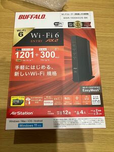 AirStation 無線LANルーター WSR-1500AX2S-BK（ブラック）