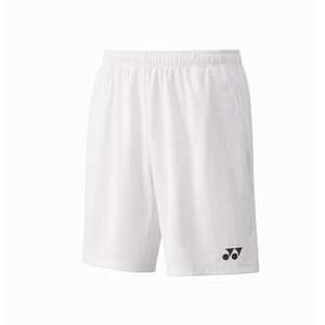 【15189 011 O】YONEX（ヨネックス)メンズニットハーフパンツ ホワイト O 新品 未使用 タグ付き　バドミントン テニス 2024モデル