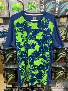 【16635（512）L】YONEX(ヨネックス) メンズドライTシャツ　サファイアネイビー　サイズL　新品未使用タグ付 バドミントン テニス 2023