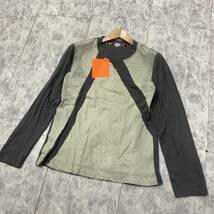 S ▼ 都会のカジュアルウェア '着心地抜群' Paul Smith London ポールスミス コットン100% 長袖 Tシャツ / カットソー size:M メンズ GLY_画像1