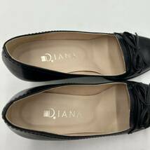 ■ 日本製 '洗礼されたデザイン' DIANA ダイアナ LEATHER ヒール パンプス SIZE:23cm 履き心地抜群 レディース 婦人靴 シューズ BLACK _画像7