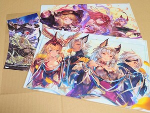 グランブルーファンタジー グラブル セルエル ベリアル ベルゼバブ アテナ ユーステス ヘルエス ターニャ GBVS グラフェス クリアファイル