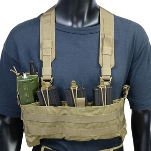 LBT チェストリグ 5.56/7.62mm用マガジンインサート付き MOLLE対応 [ コヨーテタン ] Chest Rig