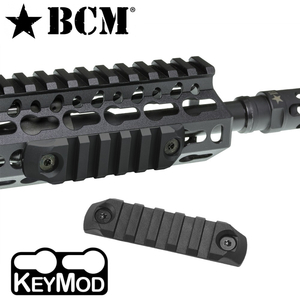 BCM ポリマー製 KeyMod マウントレール 軽量 耐衝撃性 [ ブラック / 3インチ ] 米国製 Bravo