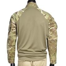 イギリス軍放出品 コンバットシャツ MTP迷彩 UBACS ジッパー付き [ 180/110 / 良い ] 長袖シャツ カモ_画像3