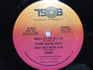 ZALMAC WHAT'S IN IT FOR ME 12inch ザルマック