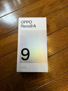 【開封済 ほぼ未使用品 送料無料】OPPO Reno9 A ナイトムーンホワイト　ワイモバイル