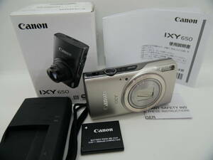 【美品】canon キヤノン IXY650 コンパクトデジタルカメラ シルバー #Ai243