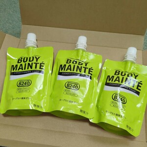 　BODY　MAINTE　ボディメンテ　ヨーグルト風味ゼリー　3個　大塚製薬　株主優待 