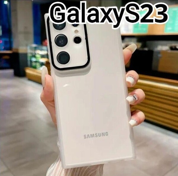 GalaxyS23 ケース クリアケース レンズカバー Galaxy S23
