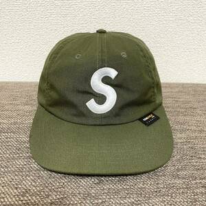 Supreme Cordura S Logo 6-Panel Cap Olive White Free 18aw 2018年 緑 オリーブ コーデュラ エスロゴ Sロゴ 6パネル キャップ アーチロゴ