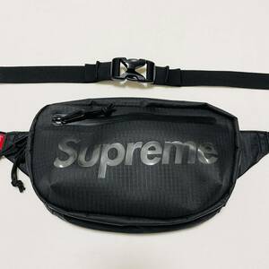 Supreme Waist Bag Black 3L 21ss 2021年 ブラック ウエストバッグ ショルダーバッグ カバン ポーチ ボックスロゴ CORDURA コーデュラ