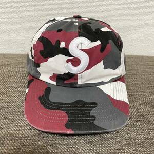 新品 Supreme Pigment Print S Logo 6-Panel Cap Red Camo 23aw 赤 レッドカモ ピグメント プリント エスロゴ 6パネル 新品未使用 タグ付き