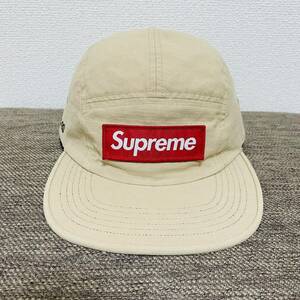 ほぼ新品 Supreme Military Camp Cap Khaki Red Free 20ss 2020年 茶 カーキ レッド ミリタリー キャンプ キャップ ボックスロゴ SUPNY-20