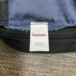 ほぼ新品 Supreme Military Boonie Navy M/L 62.5cm 23aw 2023年 紺 ネイビー ミリタリー ブーニー ボックスロゴ バケットハット バケハの画像5