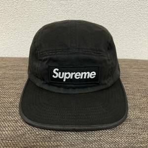 Supreme Washed Chino Twill Camp Cap Black Free 18aw 2018年 黒 ブラック ウォッシュド チノ ツイル キャンプ キャップ ボックスロゴ