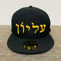 Supreme Hebrew New Era Cap Black 60.6cm 7 5/8 14ss 2014年 黒 ブラック ヘブライ ニューエラ キャップ ボックスロゴ アラビックロゴ_画像1